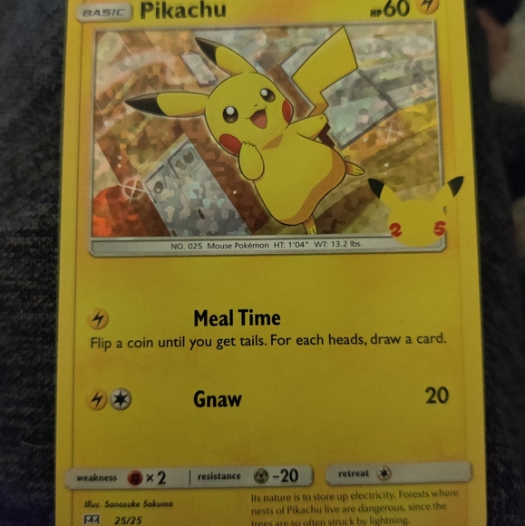 Pokemon Pikachu McDonald's Holographic card - Picture 1 of 1